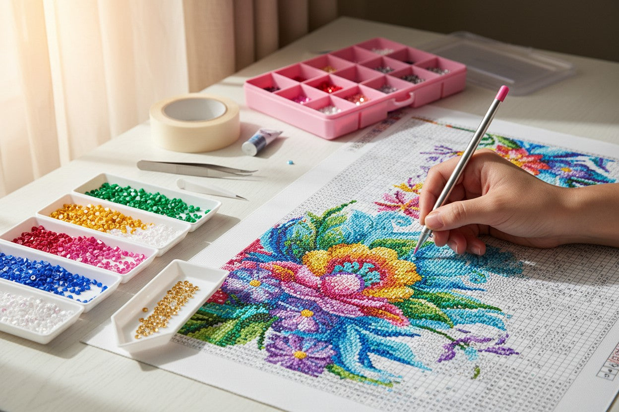 Pintar por diamantes