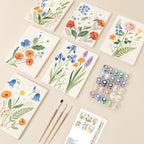 Kit Pintr Por Numeros en mini sets de 6 cuadros de 20x20cms