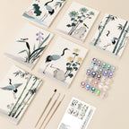 Kit Pintr Por Numeros en mini sets de 6 cuadros de 20x20cms