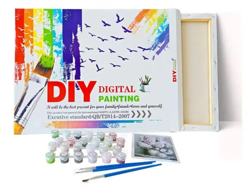 Kit de Pintar por Números para Relajarse y Disfrutar del Proceso Creativo
