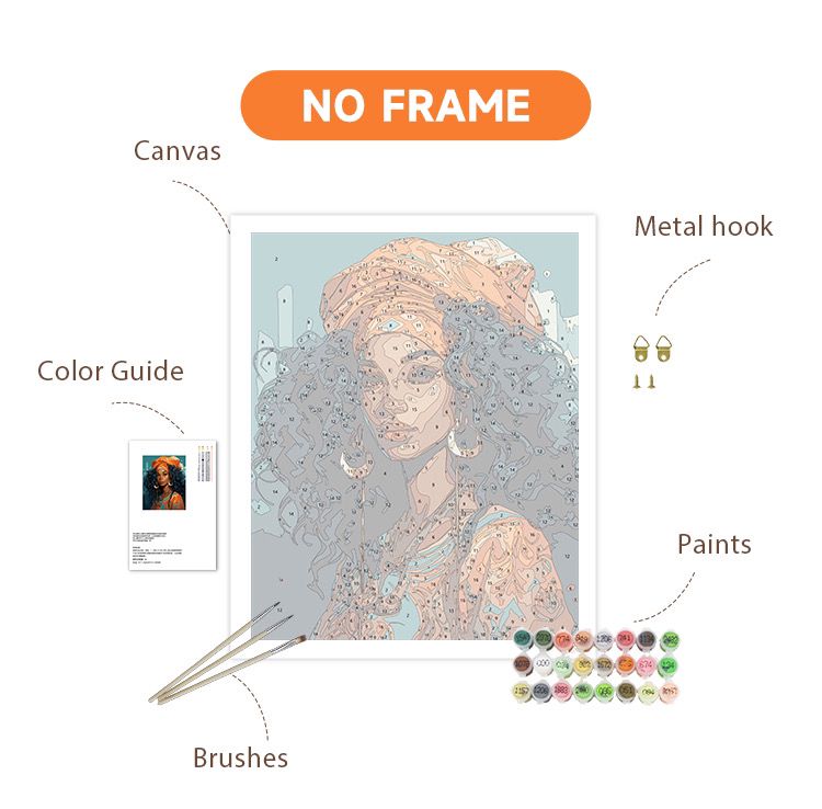 Kit de Pintar por Números para Relajarse y Disfrutar del Proceso Creativo