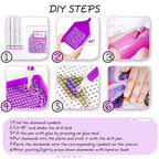 Pintura de diamante Invierno "Ardilla esquiando"