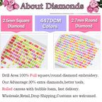 Pintura de diamantes DIY, nueva colección, tamaño grande, hermoso paisaje forestal.