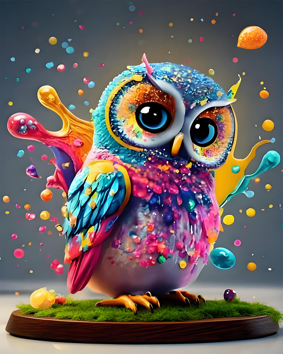 Kit de pintar por números que incluye:  Lienzo numerado, pinceles, pinturas acrílicas numeradas, y mapa de referencia  Plazo de entrega aproximado entre 10-15 días,  Envío Gratuito