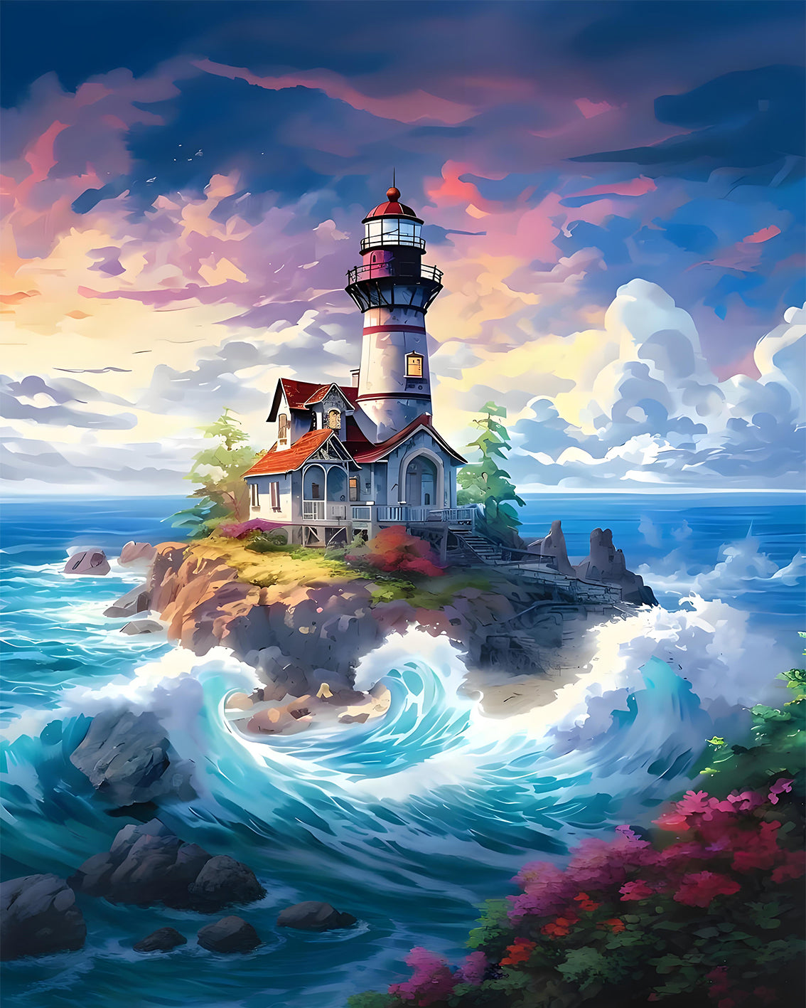 Kit de Pintar por Números para Relajarse y Disfrutar del Proceso Creativo