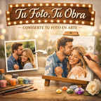 Tu Foto en Pintar por Números – Arte Personalizado 40X50 CMS